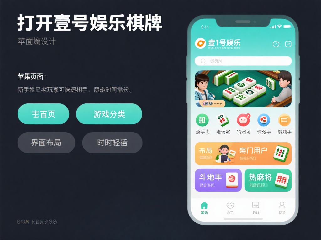 壹号娱乐棋牌官网苹果端游戏体验评测 (壹号娱乐棋牌官网苹果端游戏体验全面评测与深度解析) 打开壹号娱乐棋牌的苹果端应用,首先映入眼帘的是简洁